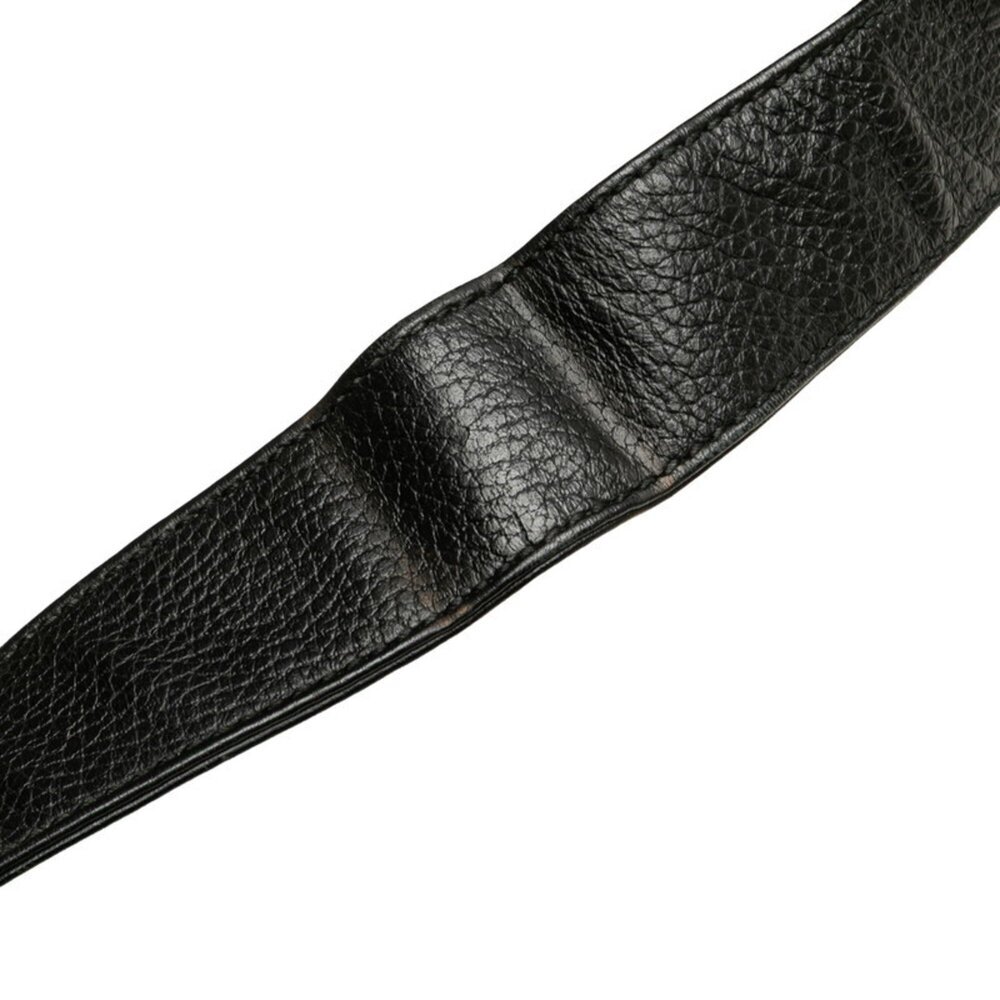 GUCCI Authentic Black Leather Shoulder Bag - Picture 4 of 9